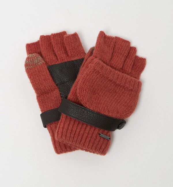 UNITED ARROWS green label relaxing「ミトン ベルト グローブ -タッチパネル対応-」|手袋|