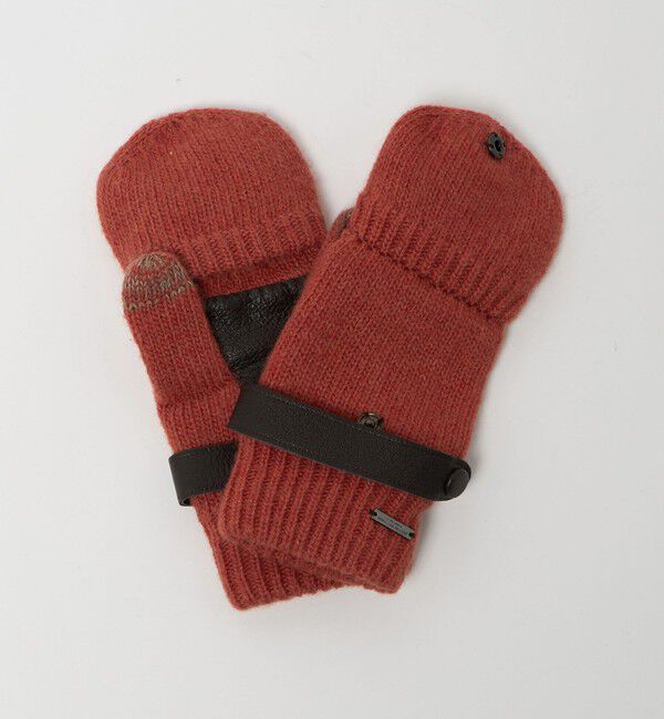 UNITED ARROWS green label relaxing「ミトン ベルト グローブ -タッチパネル対応-」|手袋|