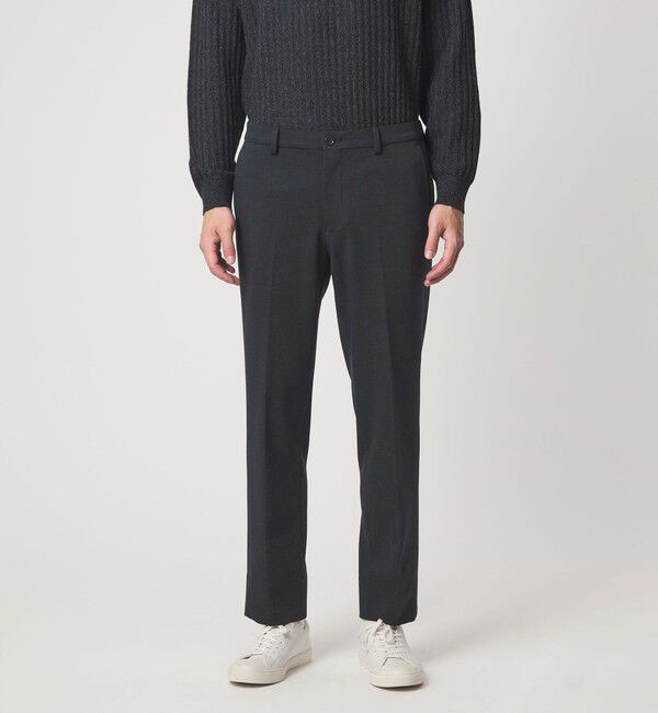 UNITED ARROWS green label relaxing「エブリット TRPU ジャカード ジャージー スタンダード イージー スラックス -ウォッシャブル・ストレッチ-」|スラックス|