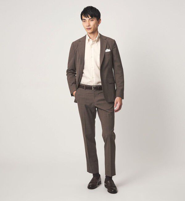 UNITED ARROWS green label relaxing「エブリット コットンオックス ソリッド スナップ ボタンダウン シャツ -イージーアイロン-」|シャツ・ブラウス|