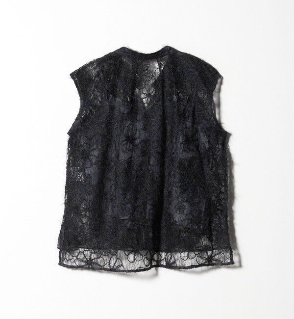 BEAUTY&YOUTH UNITED ARROWS「【WEB限定】エンブロイダリー チュールノースリーブブラウス」|シャツ・ブラウス|