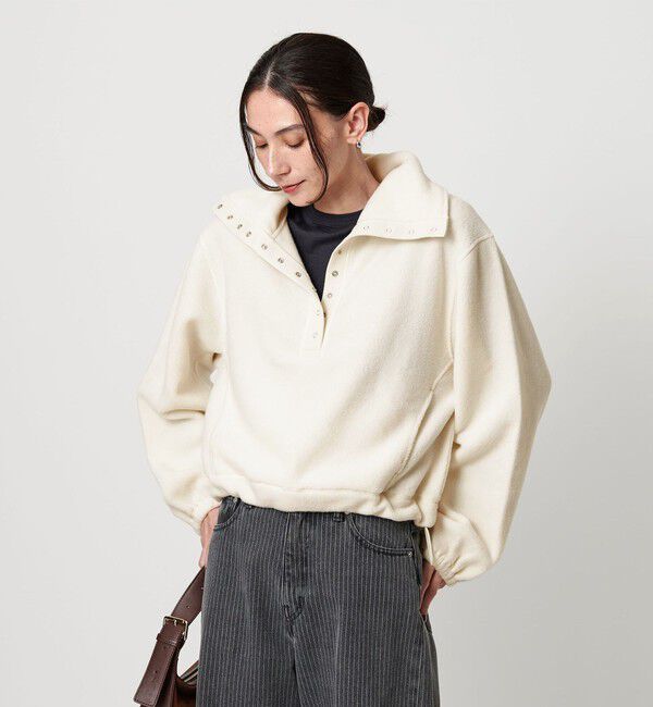 BEAUTY&YOUTH UNITED ARROWS「フリース スナップ プルオーバー」|Tシャツ・カットソー|