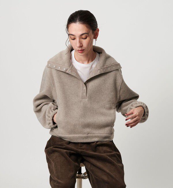 BEAUTY&YOUTH UNITED ARROWS「フリース スナップ プルオーバー」|Tシャツ・カットソー|