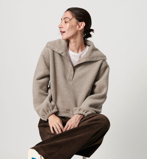 BEAUTY&YOUTH UNITED ARROWS「フリース スナップ プルオーバー」|Tシャツ・カットソー|