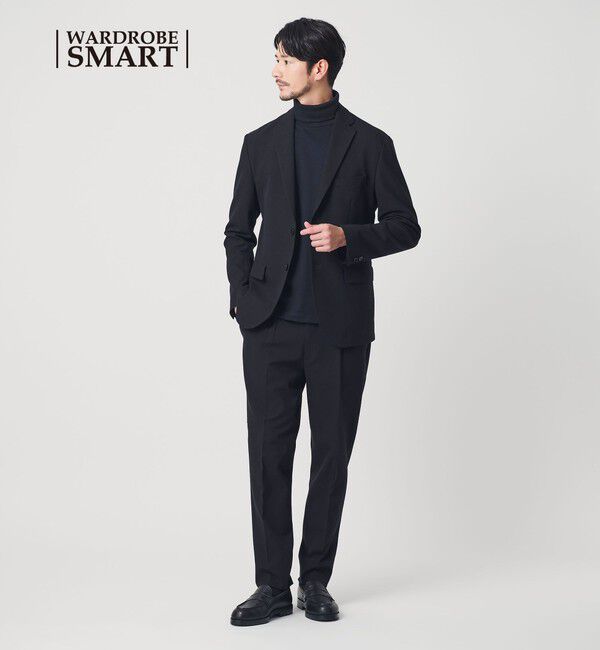 BEAUTY&YOUTH UNITED ARROWS「【WEB限定 WARDROBE SMART】ウインター TR セットアップ/ジャケット＆イージーパンツ」|スーツ|NAVY