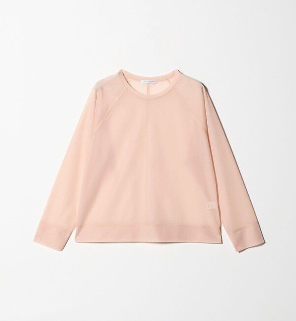 BEAUTY&YOUTH UNITED ARROWS「オーガンジー ラグランスリーブカットソー ウォッシャブル」|Tシャツ・カットソー|LT.PINK