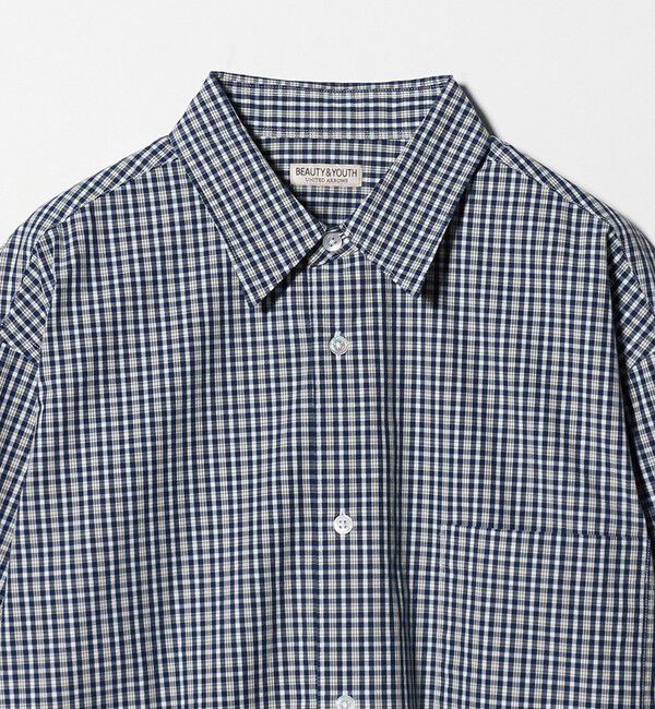 BEAUTY&YOUTH UNITED ARROWS「T/WRTR チェック レギュラーシャツ FORM型」|シャツ・ブラウス|