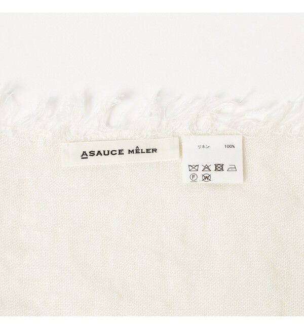 Demi-Luxe BEAMS 「ASAUCE MELER / リネン ガーゼ ストール」|ストール|