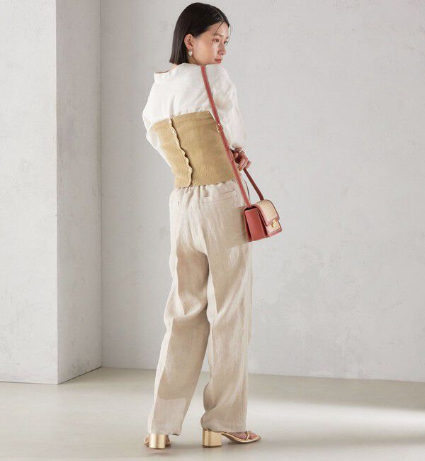 SHIPS for women「〈手洗い可能〉4WAY ブークレ ボタン ニット ビスチェ」|ベスト・ジレ|