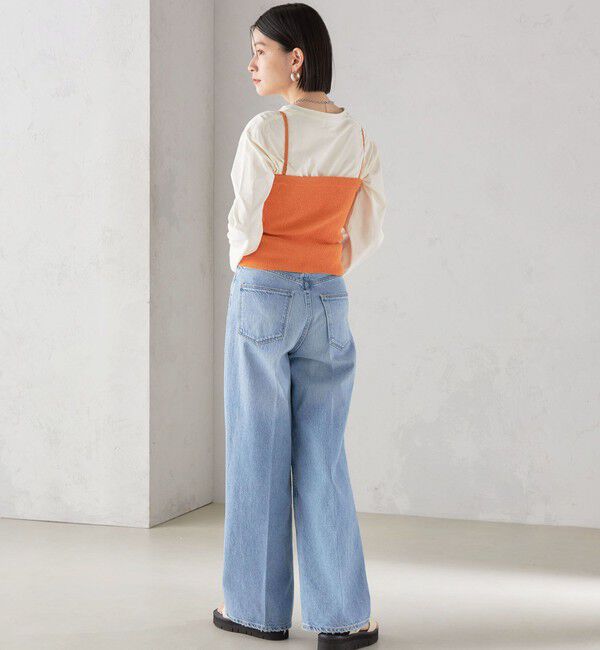 SHIPS for women「〈手洗い可能〉4WAY ブークレ ボタン ニット ビスチェ」|ベスト・ジレ|