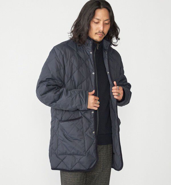 SHIPS「【WEB限定/SHIPS別注】TAION:〈手洗い可能〉ダウン キルティング スタンド ジャケット」|ダウン|