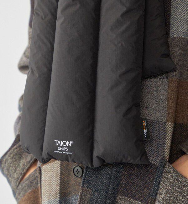 SHIPS「【SHIPS別注】TAION: 〈手洗い可能〉ボリューム ダウン マフラー」|ストール|