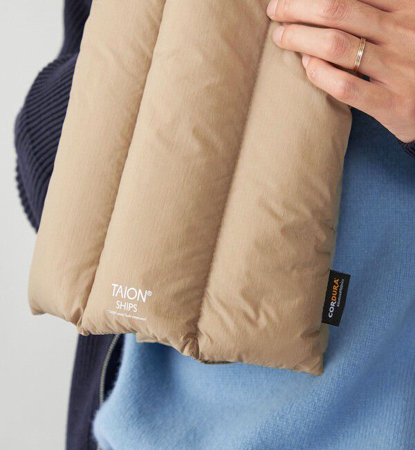 SHIPS「【SHIPS別注】TAION: 〈手洗い可能〉ボリューム ダウン マフラー」|ストール|