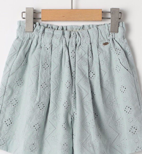 SHIPS KIDS「SHIPS KIDS:140～150cm / レース エンブロイダリー ショート パンツ」|その他|
