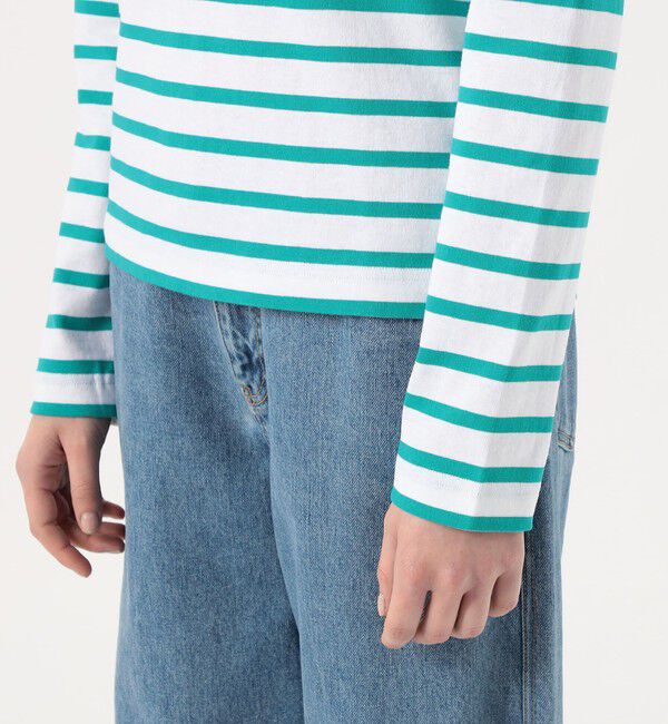 TOMORROWLAND BUYING WEAR「LE MINOR ボートネックストライププルオーバー」|Tシャツ・カットソー|