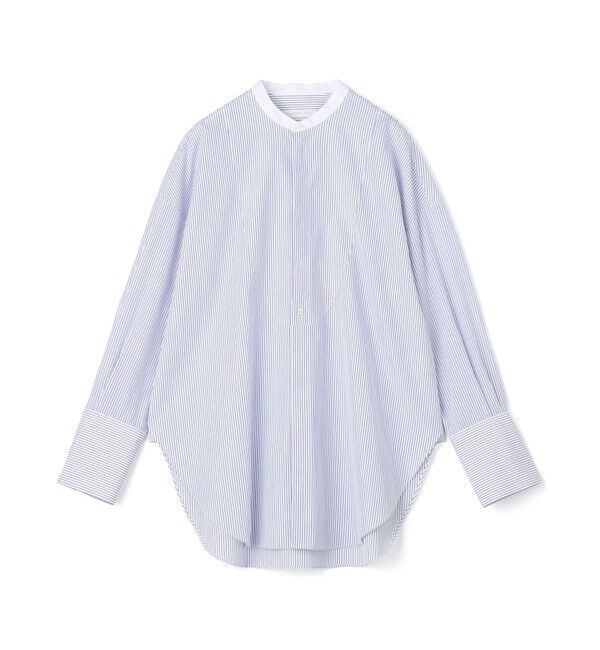 GALERIE VIE「コットンブロード ブザムシャツ」|シャツ・ブラウス|62 ライトブルー系