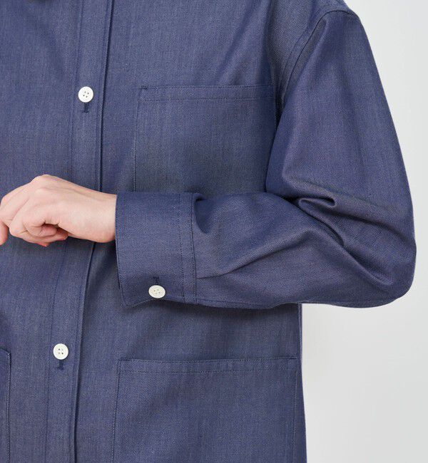 GALERIE VIE「ライトデニム シャツジャケット」|デニムジャケット|