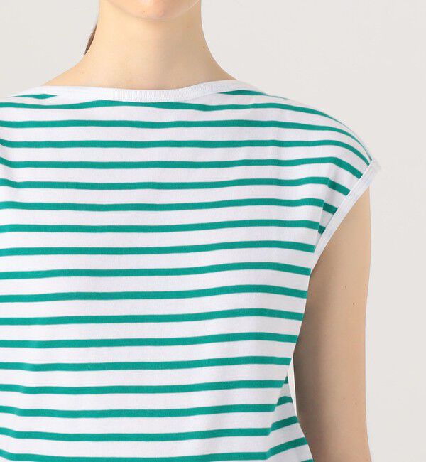 TOMORROWLAND GOODS「【別注】Le minor&times;GALERIE VIE ボートネックフレンチスリーブトップス」|Tシャツ・カットソー|