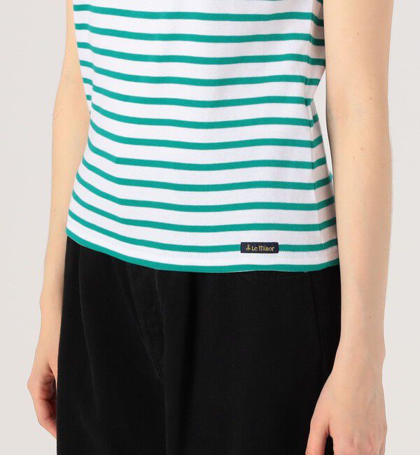 TOMORROWLAND GOODS「【別注】Le minor&times;GALERIE VIE ボートネックフレンチスリーブトップス」|Tシャツ・カットソー|