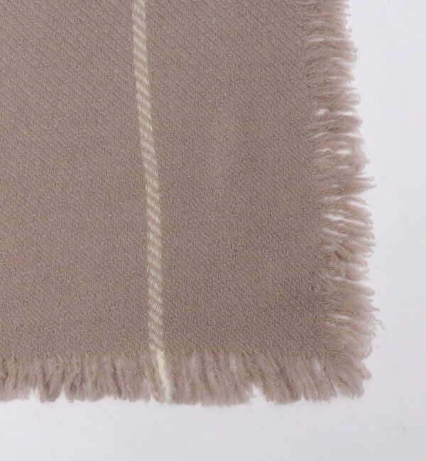 TOMORROWLAND GOODS「DES PRES カシミヤフリンジストール」|ストール|