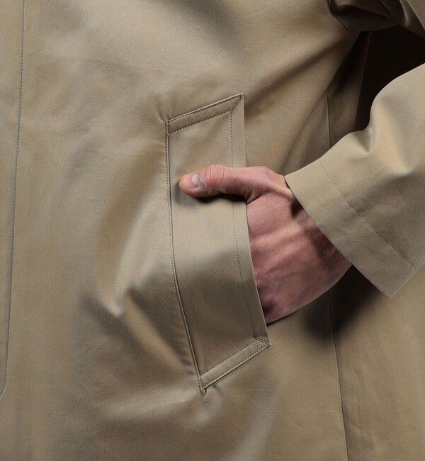 TOMORROWLAND MENS「【WEB先行予約・別注】INVERTERE コットンシルクギャバジン ステンカラーコート」|ステンカラーコート|
