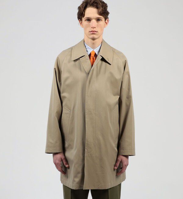 TOMORROWLAND MENS「【WEB先行予約・別注】INVERTERE コットンシルクギャバジン ステンカラーコート」|ステンカラーコート|