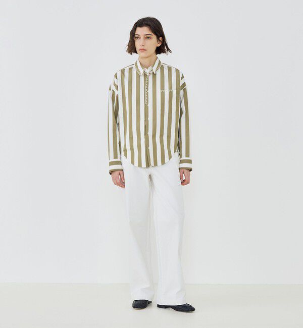 GALERIE VIE「パラソルストライプ シェルシルエットシャツ」|シャツ・ブラウス|