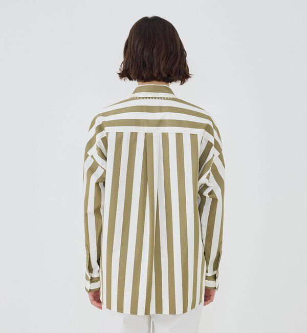 GALERIE VIE「パラソルストライプ シェルシルエットシャツ」|シャツ・ブラウス|