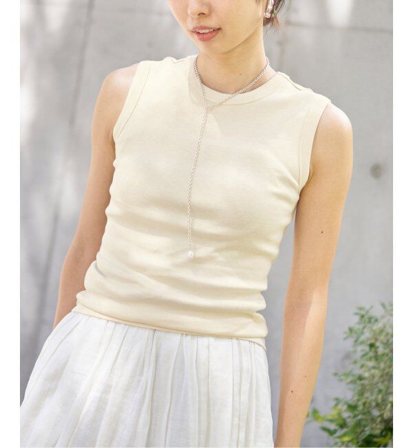 IENA「FLORE FLORE/フローレフローレ ESME TANK タンクトップ」|タンクトップ|