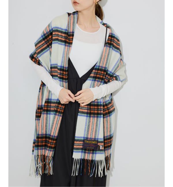 SLOBE IENA「《追加》TWEED MILL/ツイードミル ストール」|ストール|