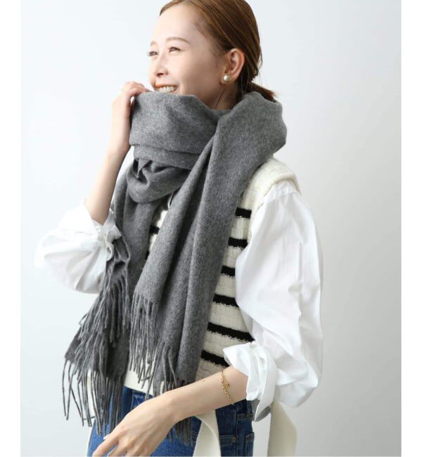 SLOBE IENA「《追加》TWEED MILL/ツイードミル ストール」|ストール|