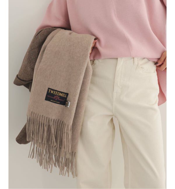 SLOBE IENA「《追加》TWEED MILL/ツイードミル ストール」|ストール|