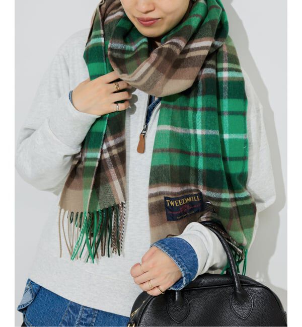 SLOBE IENA「《追加》TWEED MILL/ツイードミル ストール」|ストール|