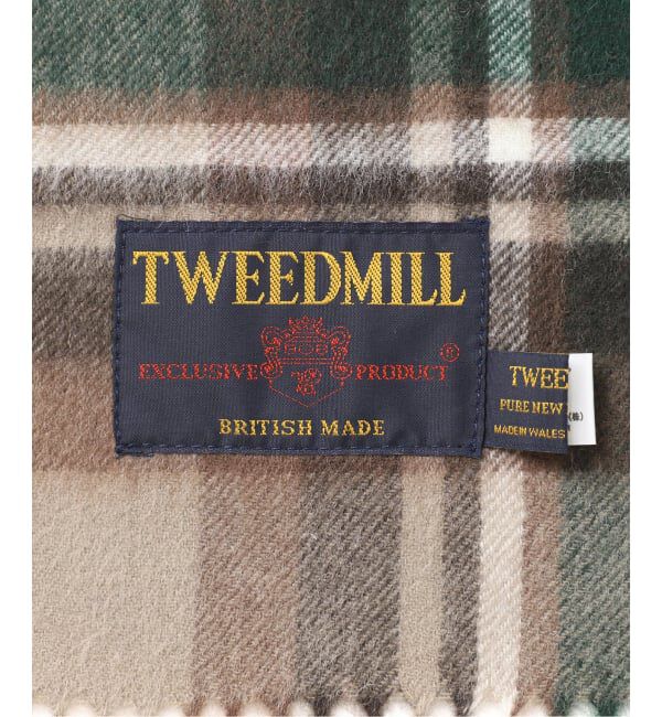 SLOBE IENA「《追加》TWEED MILL/ツイードミル ストール」|ストール|