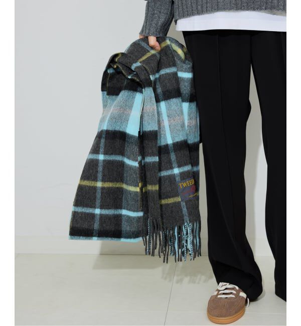 SLOBE IENA「《追加》TWEED MILL/ツイードミル ストール」|ストール|