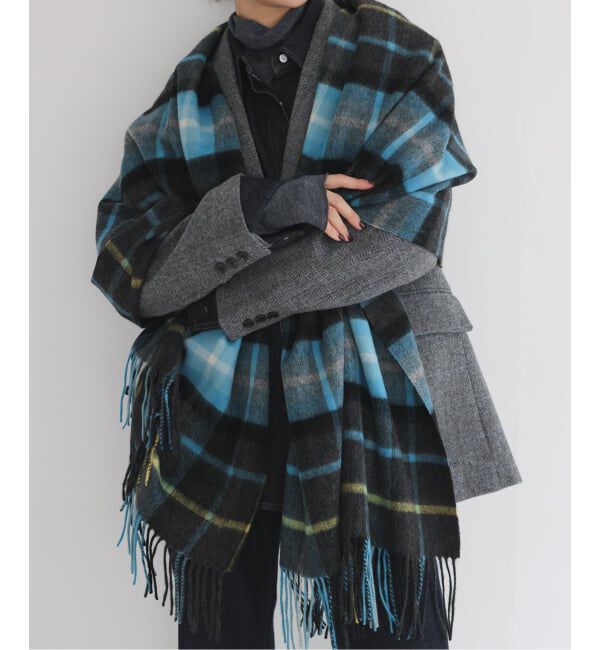 SLOBE IENA「《追加》TWEED MILL/ツイードミル ストール」|ストール|