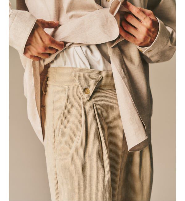 417 EDIFICE「P  コーデュロイ2タックパンツ "セットアップ着用可能"」|その他|