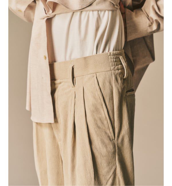 417 EDIFICE「P  コーデュロイ2タックパンツ "セットアップ着用可能"」|その他|