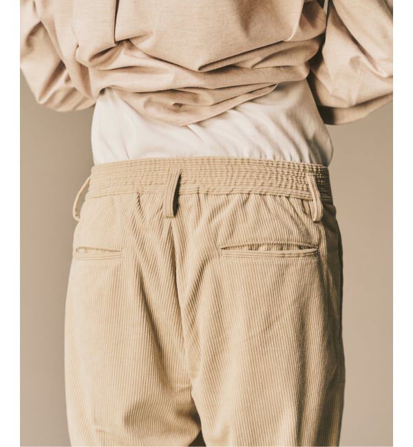 417 EDIFICE「P  コーデュロイ2タックパンツ "セットアップ着用可能"」|その他|