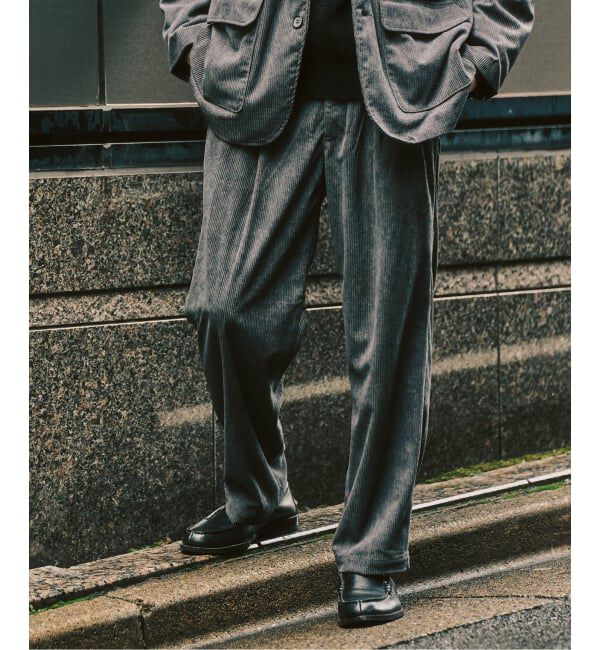 417 EDIFICE「P  コーデュロイ2タックパンツ "セットアップ着用可能"」|その他|グレー