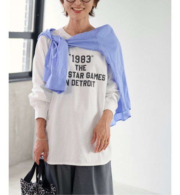 JOURNAL STANDARD relume「《追加2》ラグランスリーブカレッジロングスリーブTEE」|Tシャツ・カットソー|