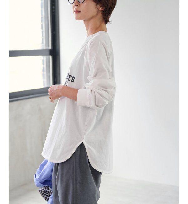 JOURNAL STANDARD relume「《追加2》ラグランスリーブカレッジロングスリーブTEE」|Tシャツ・カットソー|