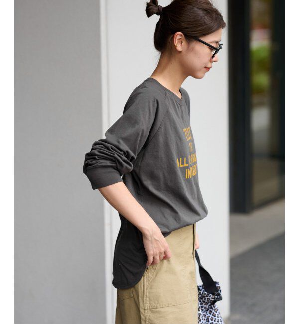 JOURNAL STANDARD relume「《追加2》ラグランスリーブカレッジロングスリーブTEE」|Tシャツ・カットソー|