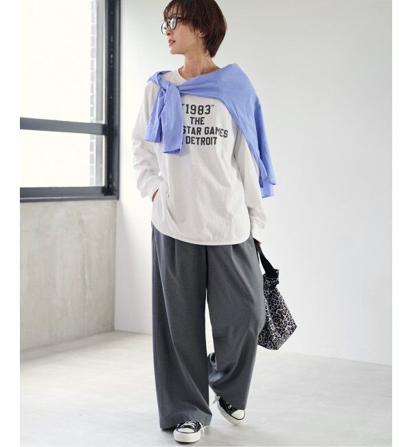 JOURNAL STANDARD relume「《追加2》ラグランスリーブカレッジロングスリーブTEE」|Tシャツ・カットソー|