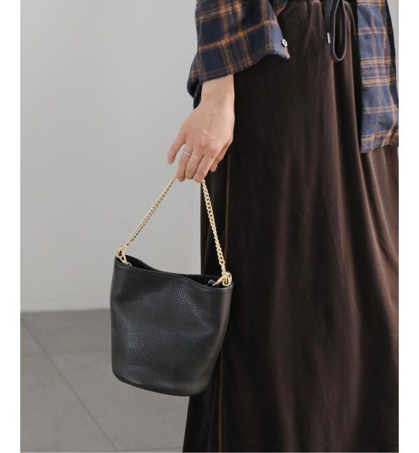 JOURNAL STANDARD relume「【AULENTTI/オウレンティ】チェーンレザーBAG」|ショルダー・メッセンジャー|ブラック