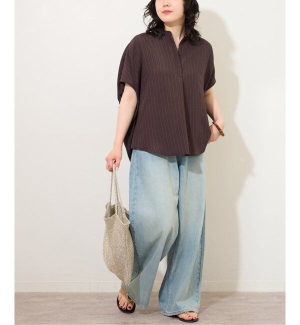 JOURNAL STANDARD relume「《WEB限定追加》N/Rダブルストライプブラウス」|シャツ・ブラウス|