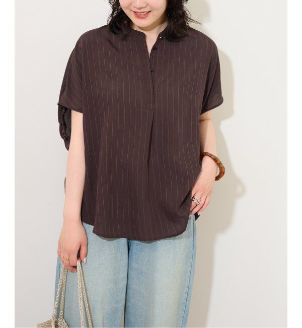 JOURNAL STANDARD relume「《WEB限定追加》N/Rダブルストライプブラウス」|シャツ・ブラウス|