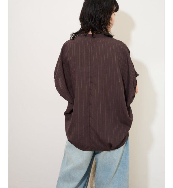 JOURNAL STANDARD relume「《WEB限定追加》N/Rダブルストライプブラウス」|シャツ・ブラウス|