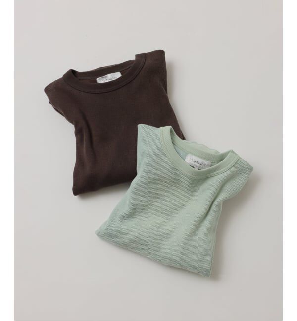 JOURNAL STANDARD「【FOLL / フォル】antique washed thermal crewneck」|Tシャツ・カットソー|