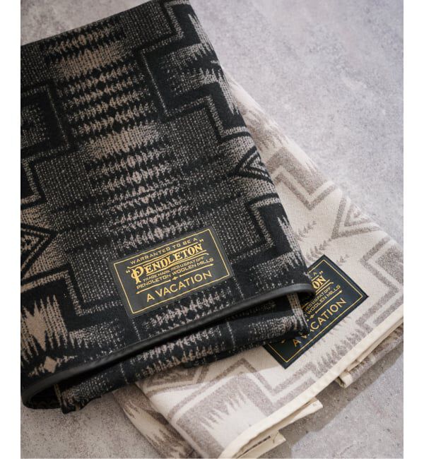 FRAMeWORK「≪一部店舗 ・WEB限定A VACATION/アヴァケーション 別注PENDLETONストール」|ストール|ブラック